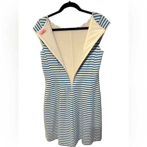 Lilly Pulitzer blue briella stretch stripe mini dress size M - Picture 6 of 11